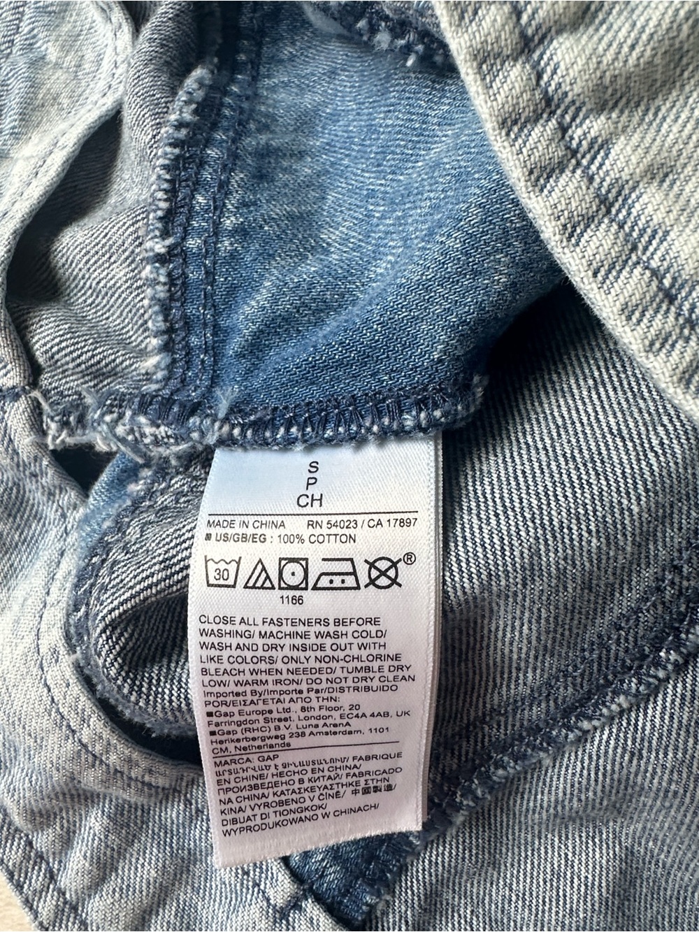 Gap Patchwork Denim Corset Top - Picture 9 of 9